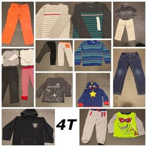 4T fall/winter boy clothes lot